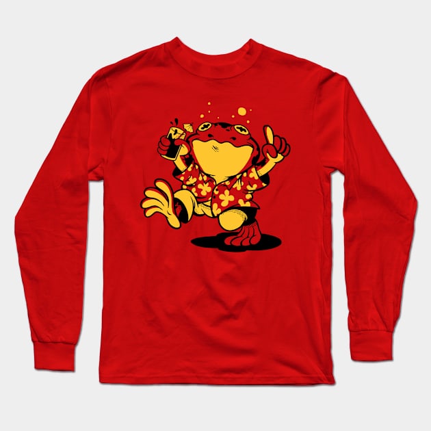 Party Guy Long Sleeve T-Shirt by McDuck Illustration